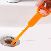 パイプクリーナー パイプブラシ 排水口クリーナー 排水口ブラシ 日用品 掃除用具 排水口 排水管 詰まり解消 髪の毛 ゴミ キャッチ 台所 浴室 お風呂 洗面所 トイレ キッチン ギザギザ 引っかけ