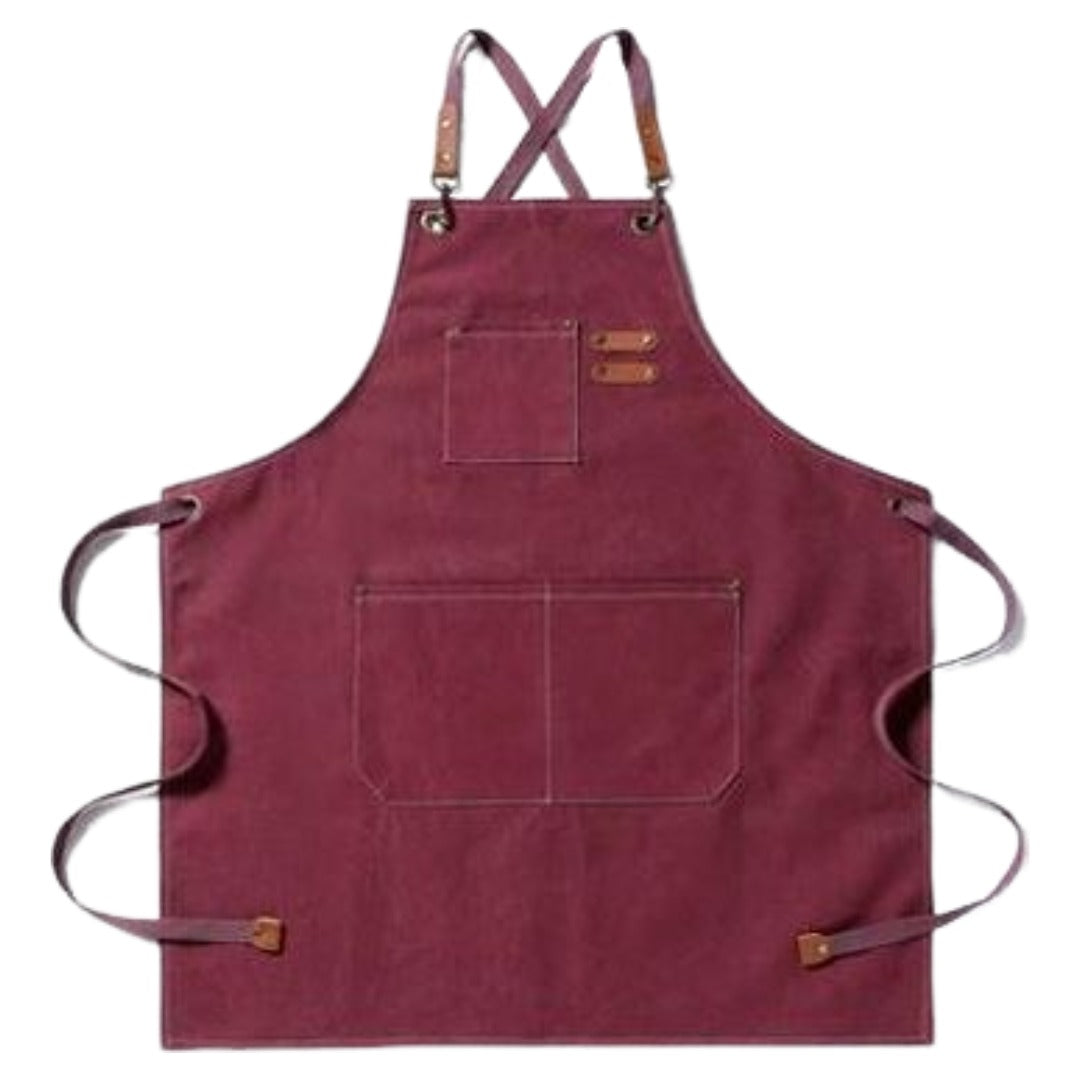 エプロン キャンバス ワークエプロン 男女兼用 前掛け キッチン ガーデニング DIY キャンプ 作業用 複数ポケット おしゃれ メンズ レディース カフェ 保育士 美容師 調理師 無地