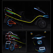 反射テープ 8m リフレクター 反射板 シール ステッカー 蛍光 安全対策 夜間 事故防止 車 バイク 追突防止 セーフティー