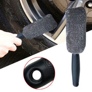 ホイールブラシ 洗車ブラシ タイヤブラシ 自動車用品 洗車グッズ 洗車用品 ブラシ タオル 持ち手 外装 タイヤ 掃除 清掃 メンテナンス