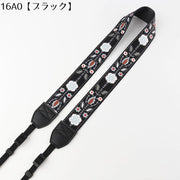 バッグストラップ ショルダーベルト 持ち手 肩紐 付け替え 交換用 幅広ワイド 斜めがけ 肩掛け 花 フラワー 可愛い おしゃれ