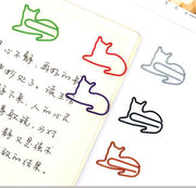 クリップ ゼムクリップ ペーパークリップ 10個セット 文具 文房具 事務用品 ステーショナリー ネコ 猫 かわいい おしゃれ ユニーク 雑貨