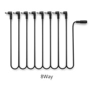 デイジーチェーンケーブル 8way 9V ギターペダル用 8ウェイ エフェクトペダルアクセサリー アダプタープラグ電源コード