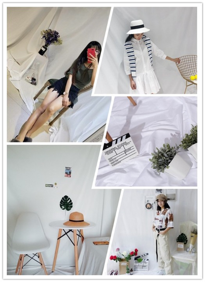 背景布 白 ホワイト 150×200 撮影用 撮影 商品画像5
