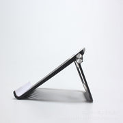 ノートパソコンスタンド パソコンスタンド タブレットスタンド ポータブル 持ち運び 折りたたみ タブレット 角度調整可能 卓上スタンド 置き台