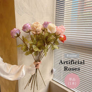 造花 フェイクフラワー  アートフラワー 1本 バラ 薔薇 ばら 花 単品 インテリア雑貨 フラワーアレンジメント 人工 枯れない ナチュラル アンティーク 可愛い おしゃれ 上品 綺麗 玄関 寝室