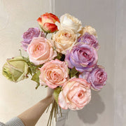 造花 フェイクフラワー  アートフラワー 1本 バラ 薔薇 ばら 花 単品 インテリア雑貨 フラワーアレンジメント 人工 枯れない ナチュラル アンティーク 可愛い おしゃれ 上品 綺麗 玄関 寝室