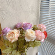 造花 フェイクフラワー  アートフラワー 1本 バラ 薔薇 ばら 花 単品 インテリア雑貨 フラワーアレンジメント 人工 枯れない ナチュラル アンティーク 可愛い おしゃれ 上品 綺麗 玄関 寝室