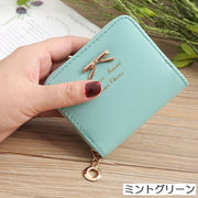 コインケース 財布 ミニ財布 小銭入れ カード入れ 小さい財布 レディース 女性 ファッション小物 リボン ロゴ コンパクト 小さめ おしゃれ シンプル 可愛い カラバリ豊富