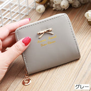 コインケース 財布 ミニ財布 小銭入れ カード入れ 小さい財布 レディース 女性 ファッション小物 リボン ロゴ コンパクト 小さめ おしゃれ シンプル 可愛い カラバリ豊富
