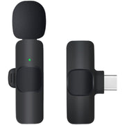 ワイヤレスピンマイク Type-C ミニマイク 無線 iPhone iPad Android スマホ スマートフォン クリップ式 タイピン型 小型 コンパクト 軽量 生配信 生放送 ライブ 動画撮影 会議 インタビュー 録音
