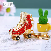 キーホルダー キーリング バッグチャーム ローラースケート レディース メンズ 男女兼用 雑貨 小物 おしゃれ かわいい ストリート系 プレゼント ギフト