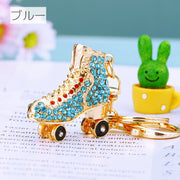 キーホルダー キーリング バッグチャーム ローラースケート レディース メンズ 男女兼用 雑貨 小物 おしゃれ かわいい ストリート系 プレゼント ギフト