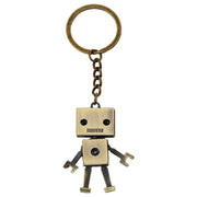 キーホルダー【単品】 キーリング レディース メンズ 男女兼用 小物 雑貨 ロボット アンティーク調 かわいい 手足 動く 揺れる プレゼント お揃い メカ かわいい 個性的 レトロ  おしゃれ ギフト 記念日 誕生日 父の日 プレゼント シルバーカラー ブロンズカラー