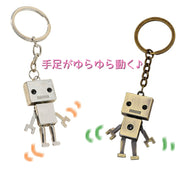 キーホルダー【単品】 キーリング レディース メンズ 男女兼用 小物 雑貨 ロボット アンティーク調 かわいい 手足 動く 揺れる プレゼント お揃い メカ かわいい 個性的 レトロ  おしゃれ ギフト 記念日 誕生日 父の日 プレゼント シルバーカラー ブロンズカラー