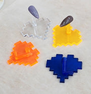 ネイルチップスタンド 単品 1個 プラスチック ネイルアート用品 ウサギ ハート フラワー 花 うさぎ おしゃれ かわいい ネイルチップ台 台座 ネイル練習 ネイルチップ作成 土台