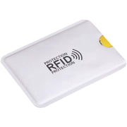 カードケース スキミング防止 5枚セット カード入れ 磁気防止 RFID カードホルダー クレジットカードケース 薄型 カードホルダー キャッシュカード入れ ICカード入れ シンプル ベーシック 定番 無地 単色 英字入り 贈り物 銀色 黒 赤 黄 橙 青 緑 ローズ