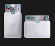 カードケース スキミング防止 5枚セット カード入れ 磁気防止 RFID カードホルダー クレジットカードケース 薄型 カードホルダー キャッシュカード入れ ICカード入れ シンプル ベーシック 定番 無地 単色 英字入り 贈り物 銀色 黒 赤 黄 橙 青 緑 ローズ