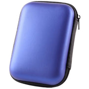 イヤホンケース ガジェットポーチ ガジェットケース モバイル収納 小物入れ 小銭入れ 長方形 ハードケース 収納ポーチ ミニポーチ ファスナー チャック メッシュポケット おしゃれ かわいい カジュアル かっこいい 男女兼用 ユニセックス 単色 無地 コンパクト 持ち運び 黒 赤 青 ピンク 橙 紫
