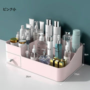 メイクボックス 化粧品収納ボックス メイク収納ボックス 大容量 収納ケース 小物入れ 文房具収納 引き出し付き 収納 整理整頓 卓上 おしゃれ かわいい シンプル