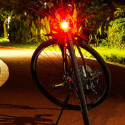 自転車用テールライト 単品 電池式 防水 尾灯 巻き付け式 バンド セーフティライト 夜間 夜道 安全対策 後付け お手軽 コンパクト 軽量 事故防止 自転車用品