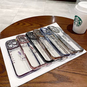 iPhoneケース カバー スマホケース 耐衝撃 カメラ保護 背面保護 薄型スリム 防塵 ラインストーン キラキラ クリア 透明