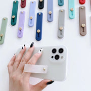 スマホベルト 男女兼用 スマホアクセサリー ピンク ブルー ブラック 落下防止 シンプル おしゃれ カラバリ豊富