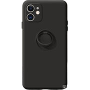 スマートフォンケース iPhone対応ケース リング一体型 ソフト シリコン 落下防止 背面保護 傷防止 おしゃれ かわいい 単色 無地 シンプル スタンド機能 車載ホルダー対応 ユニセックス メンズ レディース 女性 男性 婦人 スマホカバー