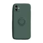 スマートフォンケース iPhone対応ケース リング一体型 ソフト シリコン 落下防止 背面保護 傷防止 おしゃれ かわいい 単色 無地 シンプル スタンド機能 車載ホルダー対応 ユニセックス メンズ レディース 女性 男性 婦人 スマホカバー