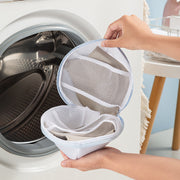 洗濯ネット ブラジャーネット ランドリーネット 単品 1個 日用品雑貨 生活雑貨 洗濯用品 洗濯用ネット 円形 丸形 ラウンド ブラ ブラジャー 下着 インナー 靴下 ランジェリー 型崩れ防止 メッシュ 無地 シンプル 便利