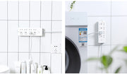 4個セット 電源タップホルダー スライド式 粘着テープ 取り付け 固定器 貼付け 壁掛け 収納 粘着式 固定 テープ 貼り付け リモコン 収納 簡単 便利 アイデアグッズ リモコンホルダー