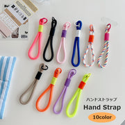 ハンドストラップ スマホストラップ 携帯ストラップ 手首 シンプル かわいい おしゃれ 落下防止 紛失防止 鍵 カメラ 携帯電話