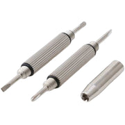 ミニドライバー 2本セット 3in1 キーホルダー プラス マイナス 六角 マルチ 締付工具 ネジ回し 眼鏡 サングラス 修理 小型 コンパクト 携帯 便利