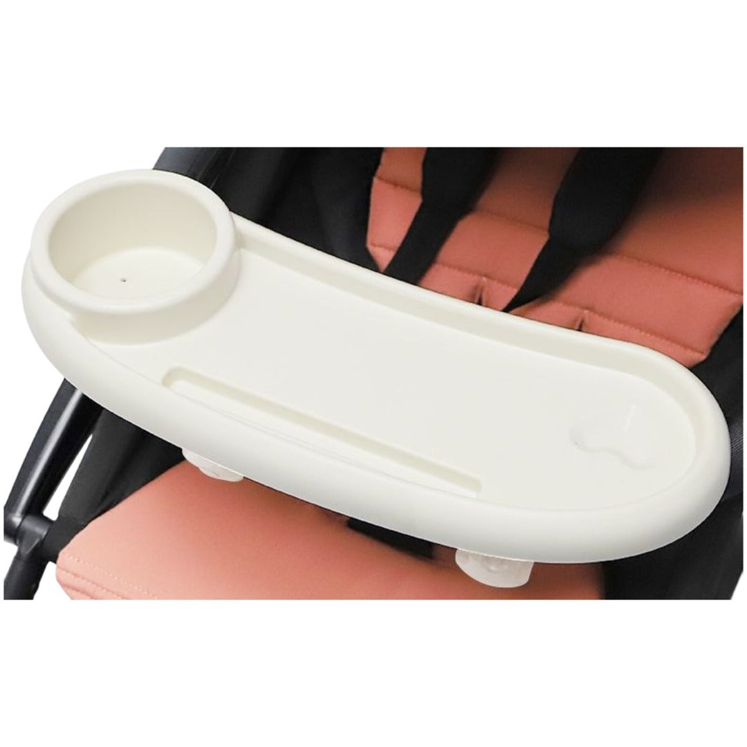 ベビーカー用テーブル フードトレー ドリンクホルダー カップホルダー スナックトレイ ボトルホルダー スマホホルダー 後付け 取付簡単 お出かけ 外出 便利 ベビーカー用アクセサリー