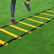 トレーニングラダー スポーツ用品 8m プレート16枚 収納袋付き 練習 器具 スピードラダー ステップ はしご スポーツ フィットネス 俊敏性 サッカー フットサル 運動 便利 シンプル 折りたたみ コンパクト 持ち運び