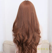 フルウィッグ 全頭かつら ロング レディース カール 巻き髪 前髪 自然 ナチュラル つけ毛 ヘアアレンジ ゆるふわ 小顔効果 ヘアアクセサリー 可愛い カツラ 女性 コスプレ イメチェン おしゃれ