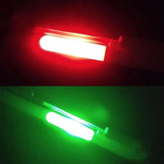 竿先ライト 穂先ライト LED 釣り用品 フィッシング用品 釣り竿ライト 竿ランプ 夜釣り ナイター 光る 発光 電池式 レッド グリーン 赤 緑 便利