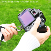 カメラストラップ用金具 アダプター 交換用 単品 ストラップアダプター フック バッグル ショルダーストラップフック カメラ 鞄 カバン 多用途 カラビナ つなぎ 交換部品 一眼レフ デジカメ ビデオカメラ シンプル 単色 黒