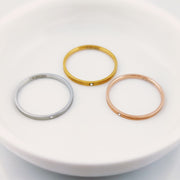 指輪 リング ピンキーリング サージカルステンレス レディース アクセサリー 金属アレルギー対応 マット シンプル おしゃれ きれいめ 女性用 プレゼント ギフト stl