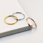 指輪 リング ピンキーリング サージカルステンレス レディース アクセサリー 金属アレルギー対応 マット シンプル おしゃれ きれいめ 女性用 プレゼント ギフト stl