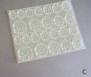 ネイルチップ用両面テープ 接着剤 つけ爪用 付け爪用 手の爪用 ネイル用品 ネイルグッズ ネイルアート セルフネイル ネイルシール クリア 透明 シンプル