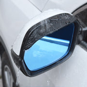 サイドミラーバイザー 車用 左右 2個セットドアミラーバイザー ミラーバイザー カーボン調 クリア 雨除け 雪除け レイン シールド 粘着テープ付き 取り付け簡単 車 視界 カーアクセサリー
