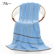 バスタオル バス用品 家庭用 風呂 運動 温泉 ジム プール 70cm 140cm シンプル 定番 湯上りタオル ふわふわ 吸水 柔軟 柔らかい デイリー 日用品 ベージュ ピンク 青 黒 緑 ブラウン