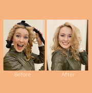 ヘアカーラー カールバンド シュシュ ヘアクリップ 4点セット ヒートレス 寝ながら 手巻きカーラー 巻き髪 クセづけ ヘアアレンジ スタイリング パーマ カール アイロン不要 便利 簡単