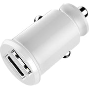 車用充電器 カーチャージャー 車用品 カー用品 シガーソケット USB 2ポート 3.1A 12V 24V コンパクト スマホ iPhone android ブラック ホワイト 2連