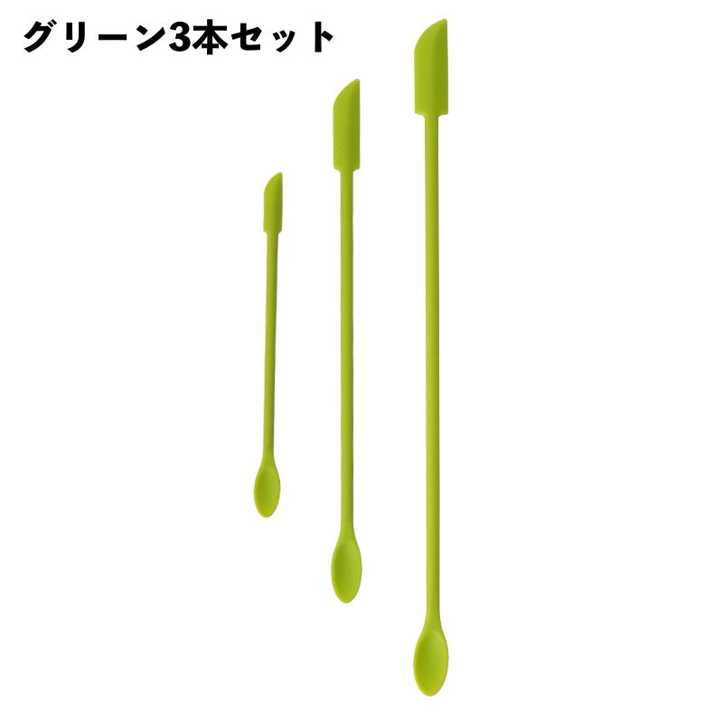 スパチュラ 3本セット メイク道具 化粧用品 ヘラ スティック 商品画像3