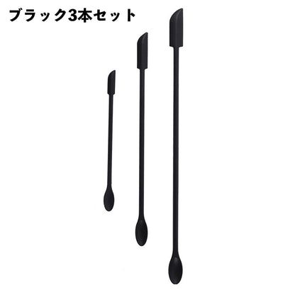 スパチュラ 3本セット メイク道具 化粧用品 ヘラ スティック 商品画像4