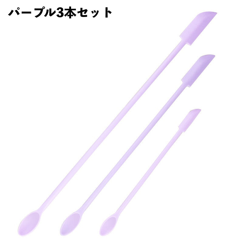 スパチュラ 3本セット メイク道具 化粧用品 ヘラ スティック 商品画像5