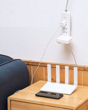 電源タップホルダー 5個セット スライド式 粘着テープ 取り付け 壁掛け 収納 固定式 穴あけ不要 便利