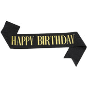 たすき 文字入り パーティー用 誕生日 HAPPYBIRTHDAY お祝い イベント パーティー用品 グッズ サプライズ 演出 主役 ラメ キラキラ カラフル ギフト 軽量 持ち運び簡単
